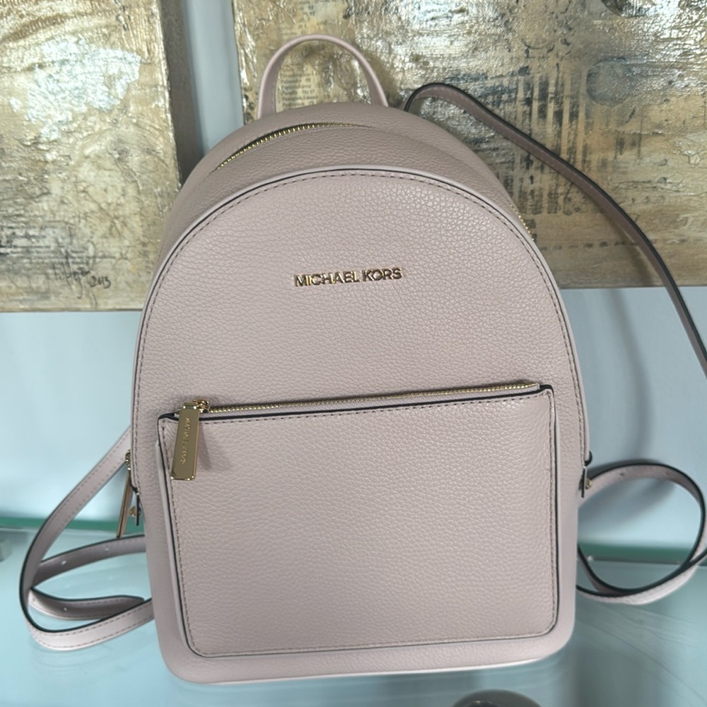 NWT Michael Kors Adina Leather Backpack